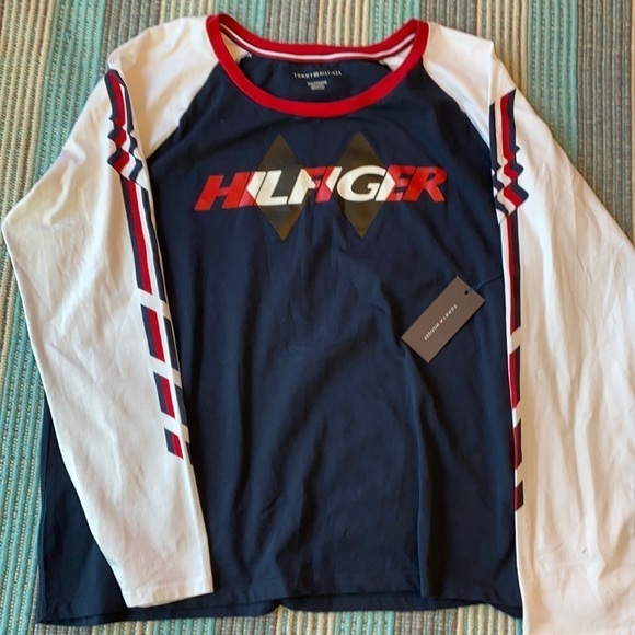 Tommy Hilfiger Plus Size Long Sleeve T-Shirt - Picture 1 of 6